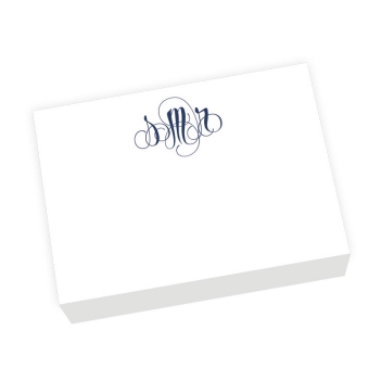 Delavan Monogram Agenda - White REFILL