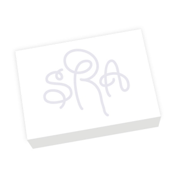 Henley Watercolor Monogram Agenda - White REFILL