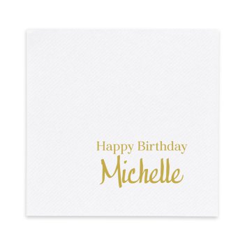 Declaration Luxury AirLaid Napkin - Foil-Pressed