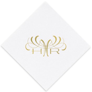 Eminent Monogram Luxury AirLaid Napkin - Foil-Pressed