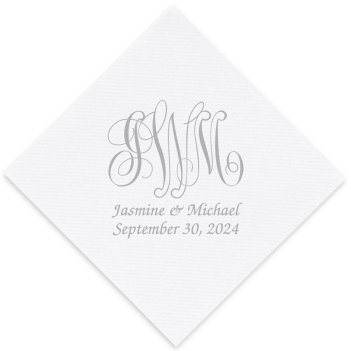 Pamplona Couples Wedding Luxury AirLaid Napkin