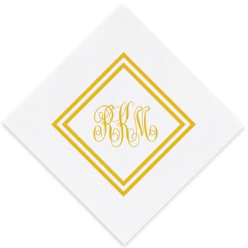 Albanza Monogram Luxury Airlaid Napkin - Foil-Pressed