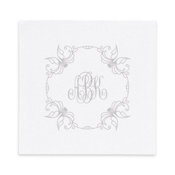 Lily Monogram Luxury Airlaid Napkin - Foil-Pressed