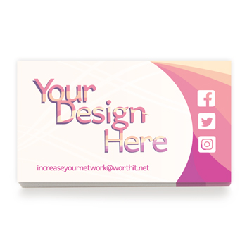 Your Logo Custom Business Card - Digital Print