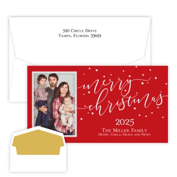 Merry Christmas Holiday Photo Card