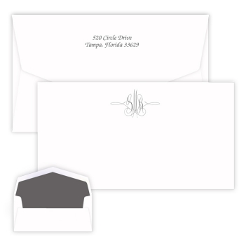 Virginia Monogram Chesapeake Card - Raised Ink