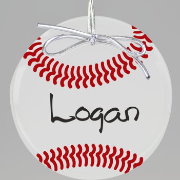 Baseball Keepsake Printed Ornament