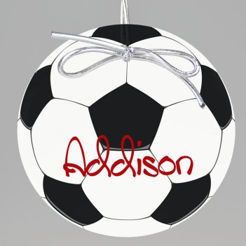 Soccer Keepsake Printed Ornament