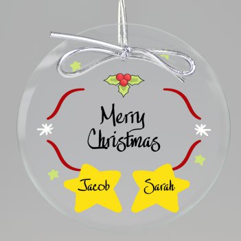 Starry Night Keepsake Printed Ornament 