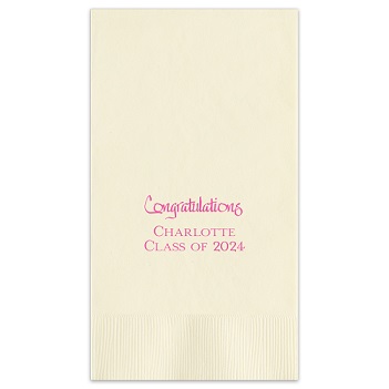 Celebration Guest Towel - Foil-Pressed