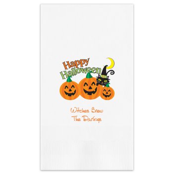 Happy Halloween Party Guest Towel - Printed