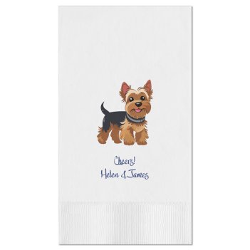 Personalized Dog Guest Towel - Printed