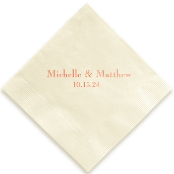 Chesterfield Napkin - Foil-Pressed