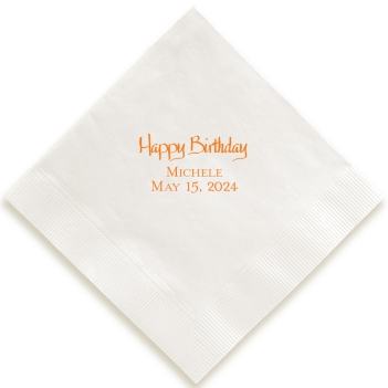 Celebration Napkin - Printed