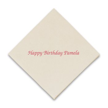 Derby Coaster Napkin - Raised Ink