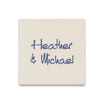 Rosario Coaster Napkin - Raised Ink