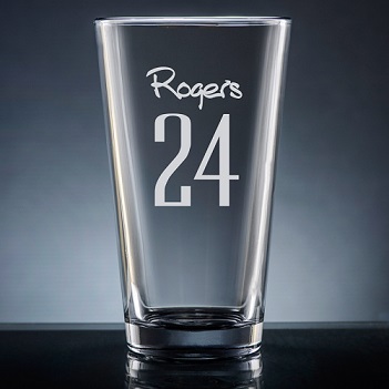 Numero Pint Glass