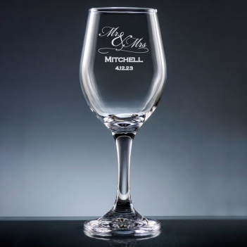 Matrimony Wine Glass with Stem
