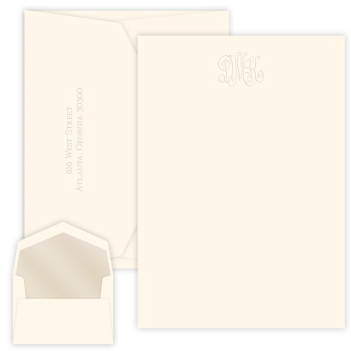 Henley Monogram Letter Sheet