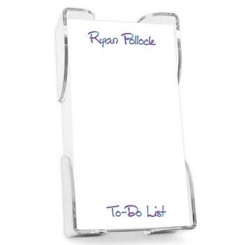 Morning Glory List - White with holder