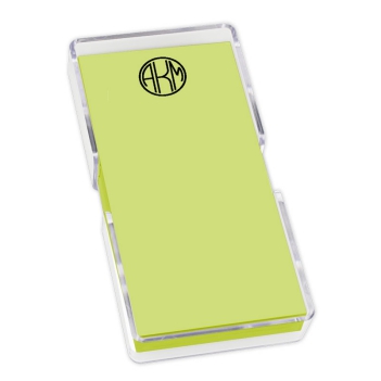 Delavan Monogram Mini List - Carnival with holder