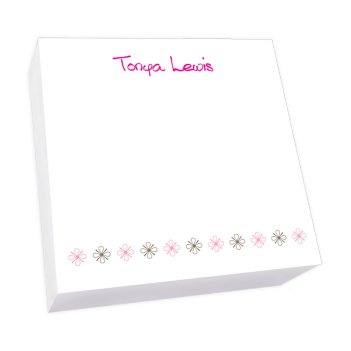 Flower Power Memo Square - White Refill