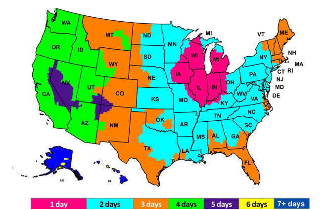 Shipping Map