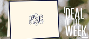 Delavan Monogram Notes