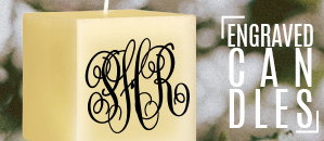 Engraved Candle Gifts