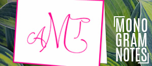 Monogrammed Notes