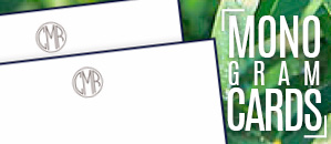 Monogrammed Correspondence Cards