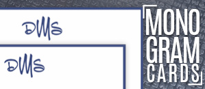 Monogrammed Correspondence Cards