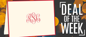 Delavan Monogram Printed Notes