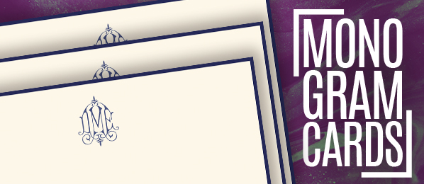 Monogrammed Correspondence Cards