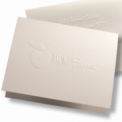 Apple Note - Embossed